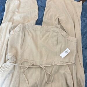 Women's Cream Old Navy Jumpsuit